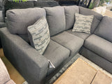 Edenfield Charcoal 3pc Sectional w/ Chaise - Ornate Home