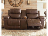 Edmar Chocolate Power Reclining Loveseat - Ornate Home