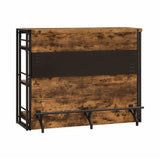 Edna Antique Nutmeg Bar Unit - Ornate Home