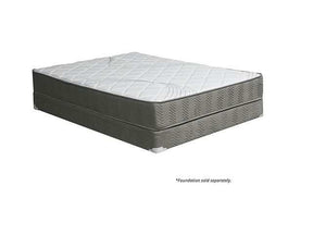 Edrea White/Gray 10" Tight Top Pocket Coil Eastern King Mattress - Ornate Home