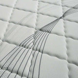 Edrea White/Gray 10" Tight Top Pocket Coil Eastern King Mattress - Ornate Home