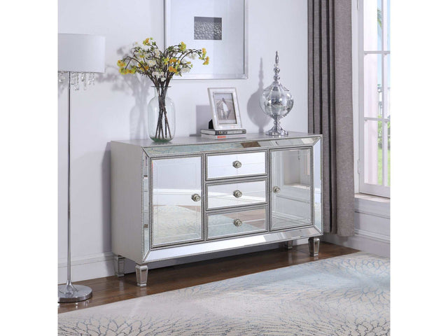 Eduard Silver Accent Cabinet - Ornate Home