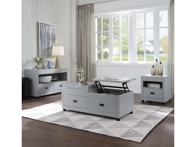 Eleanor Dove Gray Coffee Table - Ornate Home