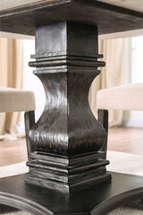 Elfredo Antique Black, & Gray 5pc Dining Room Set - Ornate Home