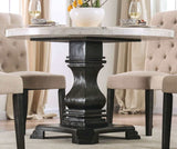 Elfredo Antique Black, & Gray 5pc Dining Room Set - Ornate Home