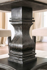 Elfredo Antique Black, & Ivory 5pc Dining Room Set - Ornate Home