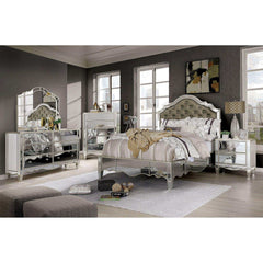 Eliora Silver & Mirrored Dresser and Mirror - Ornate Home