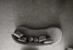 Ella Gray Velvet Chaise Lounge - Ornate Home