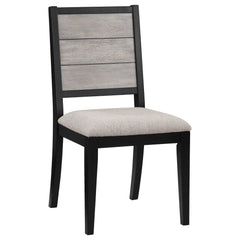 Elodie Grey / Black 7 Pc Dining Set - Ornate Home