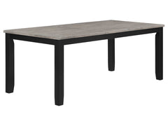Elodie Grey / Black Dining Table - Ornate Home