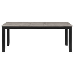 Elodie Grey / Black Dining Table - Ornate Home