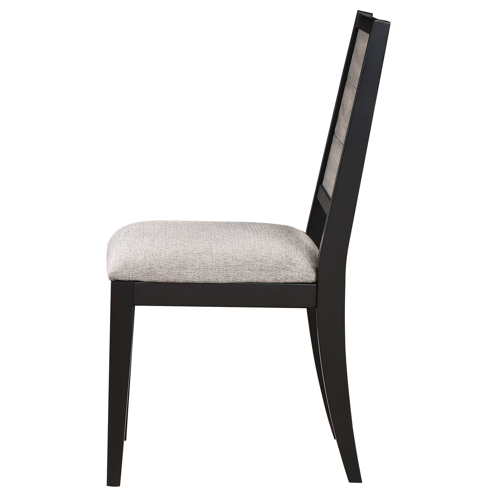 Elodie Grey / Black Side Chair (Set of 2) - Ornate Home