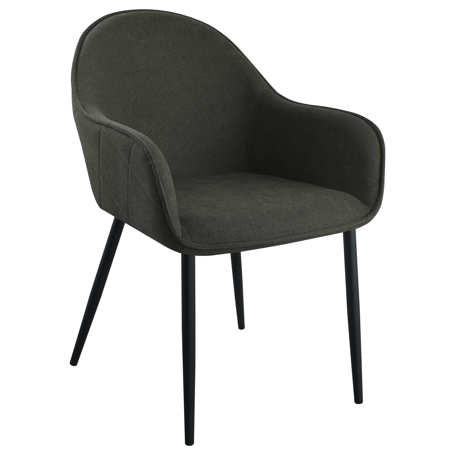 Emma Charcoal Arm Chair - Ornate Home