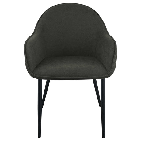 Emma Charcoal Arm Chair - Ornate Home