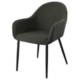 Emma Charcoal Arm Chair - Ornate Home