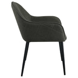 Emma Charcoal Arm Chair - Ornate Home