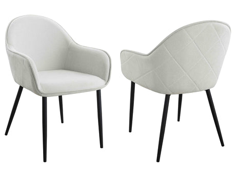 Emma Fog Gray Arm Chair - Ornate Home