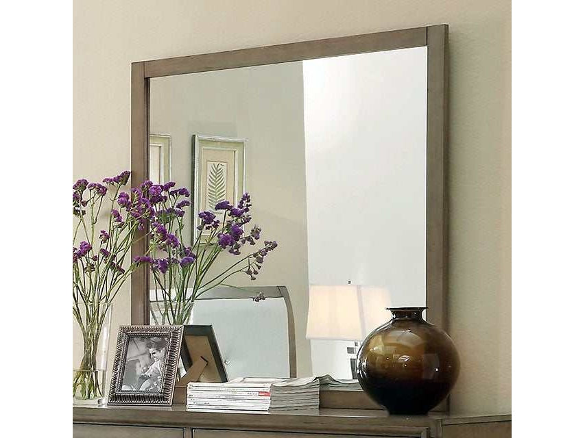 Enrico Gray Mirror - Ornate Home