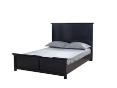 Erika Black 4-Piece Queen Bedroom Set - Ornate Home
