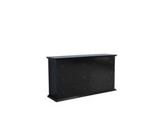 Erika Black 4-Piece Queen Bedroom Set - Ornate Home