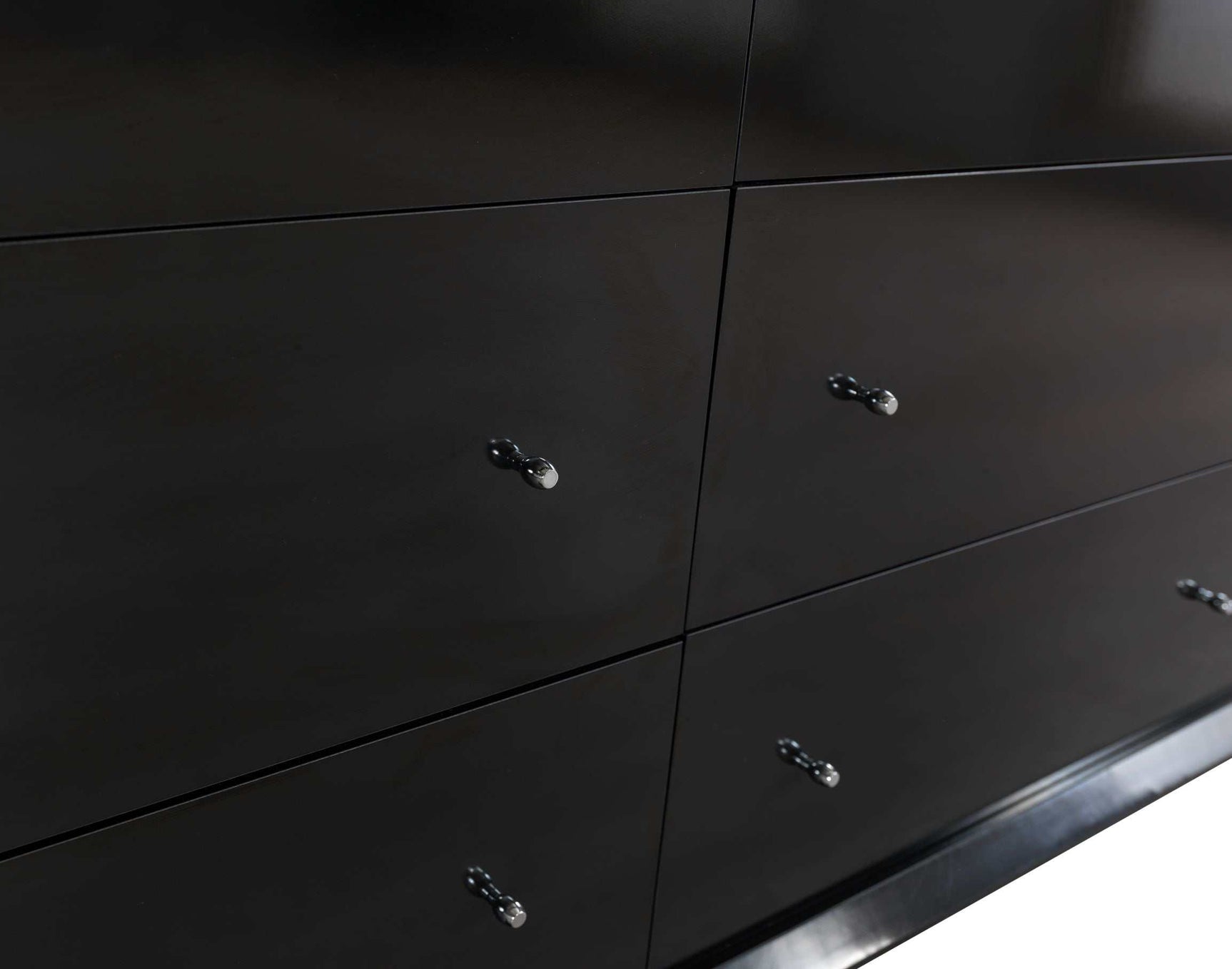 Erika Black 4-Piece Queen Bedroom Set - Ornate Home