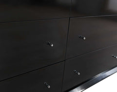 Erika Black 4-Piece Queen Bedroom Set - Ornate Home