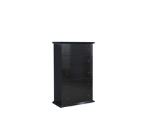 Erika Black 4-Piece Queen Bedroom Set - Ornate Home