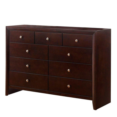 Evan Cherry Dresser & Mirror - Ornate Home