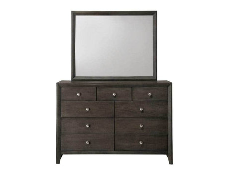 Evan Gray Dresser & Mirror - Ornate Home