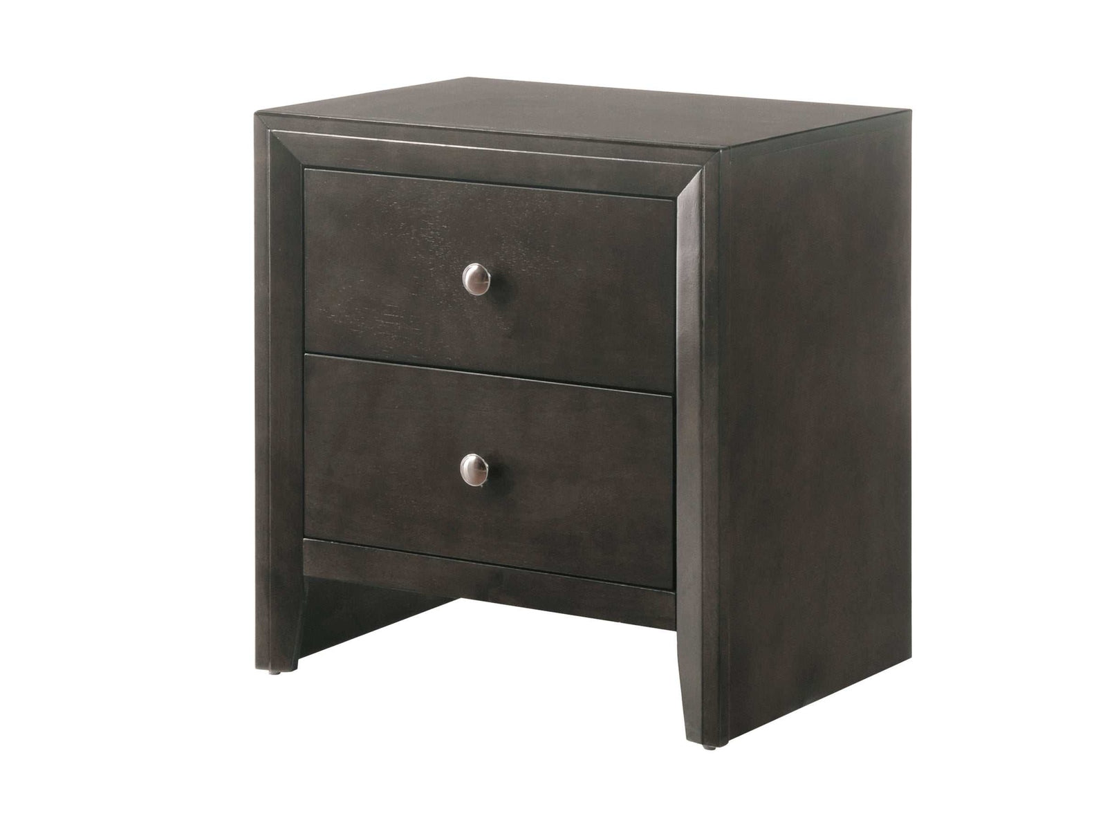 Evan Gray Nightstand - Ornate Home