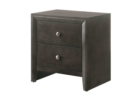 Evan Gray Nightstand - Ornate Home