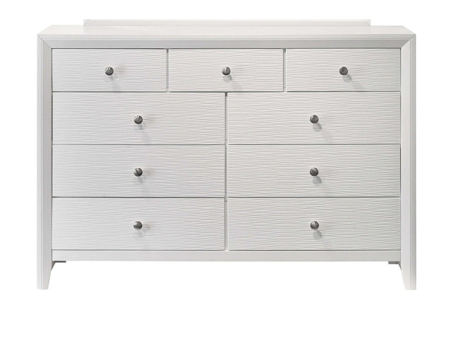 Evan White Dresser - Ornate Home