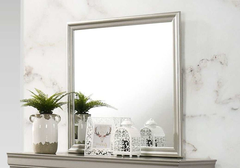 Amalia Champagne / Silver Dresser Mirror - Ornate Home