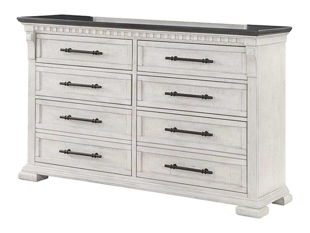 Faith Antique White Dresser - Ornate Home