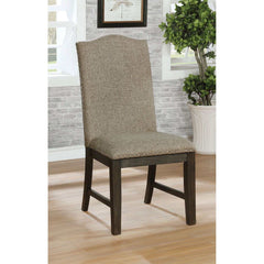 Faulk Espresso & Warm Gray 6pc Dining Room Set - Ornate Home