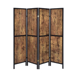 Fay Antique Nutmeg 4 Panel Screen - Ornate Home