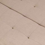 Fazio Beige Storage Ottoman - Ornate Home