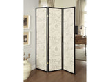 Felice Espresso 3pc Panel Screen - Ornate Home