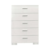 Felicity Glossy White Chest - Ornate Home