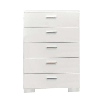 Felicity Glossy White Chest - Ornate Home