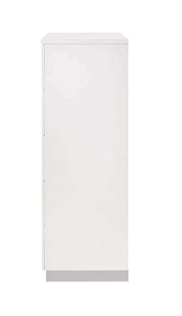 Felicity Glossy White Chest - Ornate Home