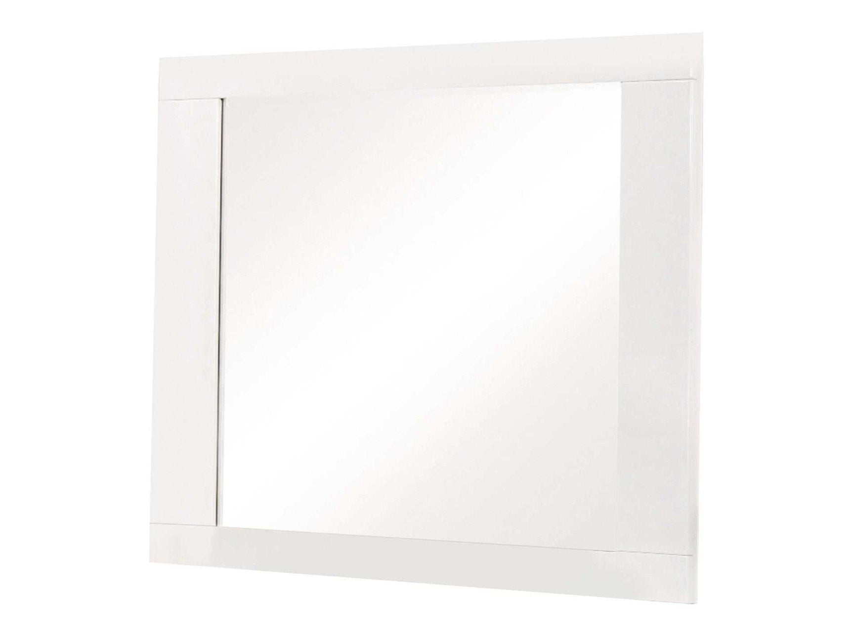 Felicity Glossy White Dresser Mirror - Ornate Home