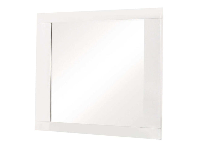 Felicity Glossy White Dresser Mirror - Ornate Home