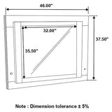 Felicity Glossy White Dresser Mirror - Ornate Home