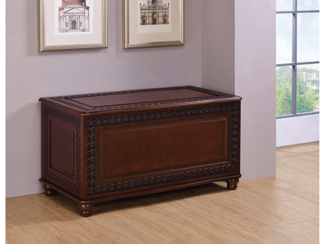Finlay Deep Tobacco Cedar Chest - Ornate Home