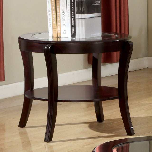Finley Espresso End Table - Ornate Home