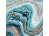 Floating VI Tempered Glass w / Foil Wall Art - Ornate Home