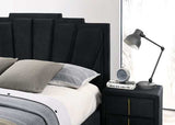 Florizel Black Queen Bed - Ornate Home