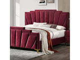 Florizel Red California King Bed - Ornate Home