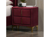 Florizel Red Nightstand - Ornate Home
